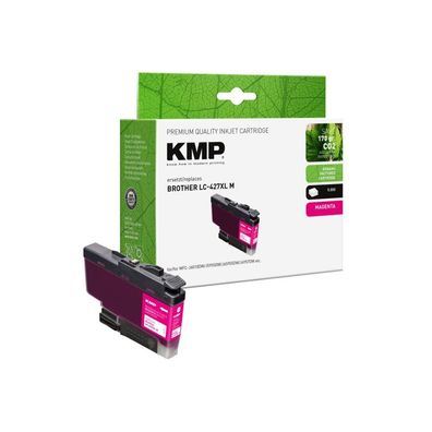 KMP Patrone Brother LC427XLM magenta 5000 Seiten remanufactured