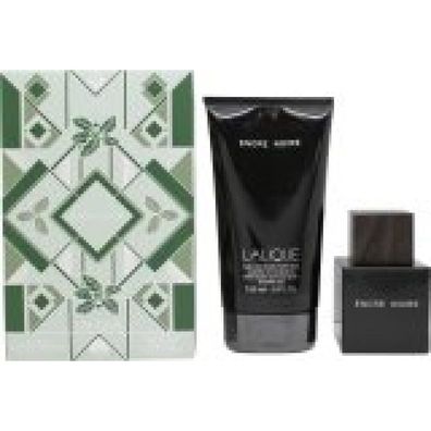 Lalique Encre Noire Gift Set 50ml EDT + 150ml Shower Gel