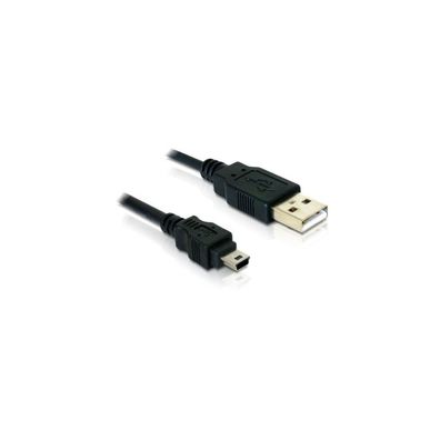 DELOCK USB Kabel A -> Mini-B St/St 1.50m sw