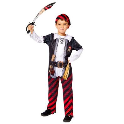 Amscan (PKT) (9910094) Child Sustainable Pirate Boy Costume (2-3yr)