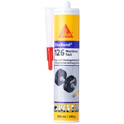 SikaBond-126 Max Tack schwarz Montagekleber 300ml