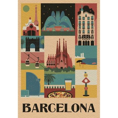 1000 Teile Puzzle - Barcelona