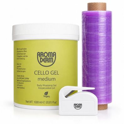 STYX Aroma Derm Cello Gel Medium 1L + Body Wrapping Folie + Schneider Set