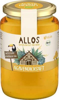 6x Allos Agavendicksaft 1kg