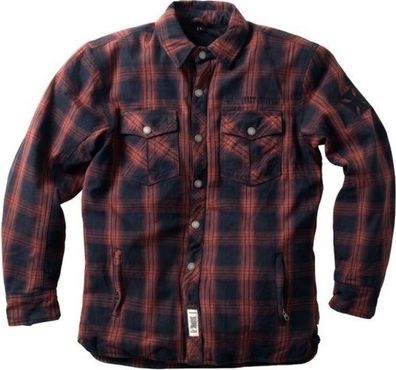 WCC West Coast Choppers Riding Shirt Austin Red/Black