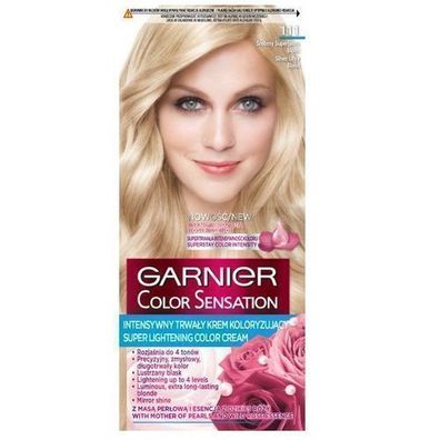 Garnier Color Sensation Haarfarbe 111 Silber Ultrahellblond - 1 Anwendung