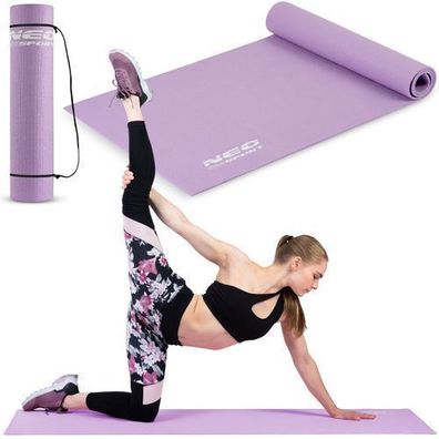 Gymnastikmatte 173 x 61 cm Neo-Sport - 192102 lila
