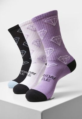 Cayler &amp; Sons Socken Everyday Hustle Socks 3-Pack Black+Lilac+White
