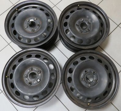 SATZ Stahlfelgen VW Golf VII Audi A3 Skoda Oktavia 6x16 ET48 LK5x112 ML57 gebr