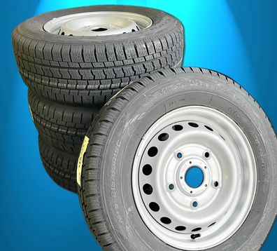 Winterräder Satz Ford Transit Tourneo Custom 215 65 15 104T RDKS Stahl D18
