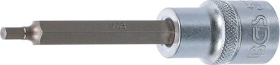 Bit-Einsatz, Innen-6-Kant, 12,5 (1/2), 100 mm lang, 4 mm