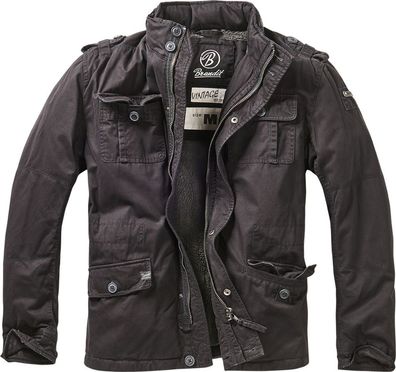 Brandit Jacke Britannia Winter Jacket in Black