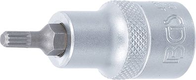 Bit-Einsatz, Innenvielzahn, 12,5 (1/2), 53 mm lang, M5