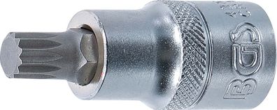 Bit-Einsatz, Innenvielzahn, 12,5 (1/2), 53 mm lang, M10