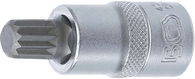 Bit-Einsatz, Innenvielzahn, 12,5 (1/2), 53 mm lang, M12