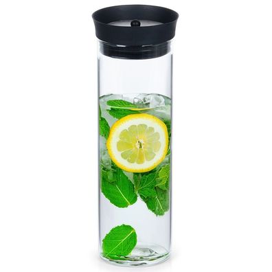 Glaskaraffe mit Deckel 1 l