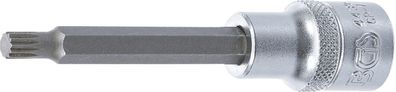 Bit-Einsatz, Innenvielzahn, 12,5 (1/2), 100 mm lang, M7