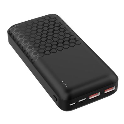 Platinet Powerbank 20000 mAh PD 20 W QC 22,5 W USB-C Schwarz