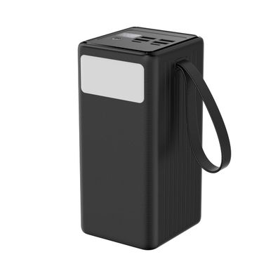 Platinet PMPB6065 Powerbank 60000 mAh 65 W PD Taschenlampe USB-C Schwarz