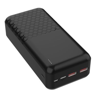 Platinet Powerbank 30000 mAh PD 20 W QC 22,5 W USB-C Schwarz