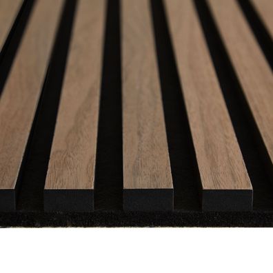 Akustikpaneele Braun Holz 60 x 60 120 cm 1, 2 oder 4 Paneele Wandpaneele