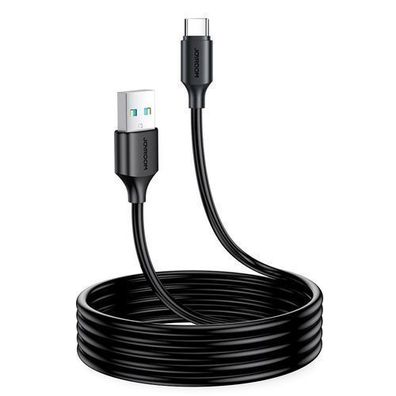 Joyroom A9 USB-A/USB-C Kabel, 3A, 2m, Schwarz - Langlebige Serie