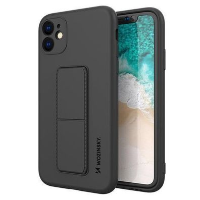 Wozinsky Silikon-Schutzhülle mit Ständer für Xiaomi Redmi 10X 4G / Note 9, Schwa