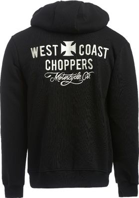WCC West Coast Choppers Hoodie Motorcycle Co. Zip Hoody Black