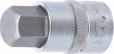 Bit-Einsatz, Innen-6-Kant, 12,5 (1/2), 19x55 mm
