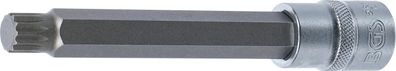 Bit-Einsatz, Innenvielzahn, 12,5 (1/2), M14x140 mm