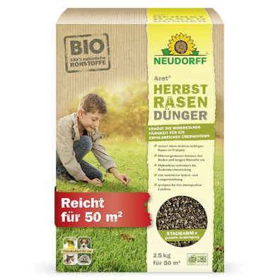 Neudorff Azet HerbstRasenDünger - 2,5 kg