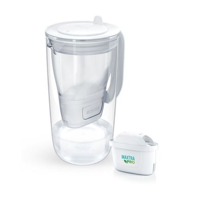 Brita Glas 1MaxtraProPP Filterkanne Grau