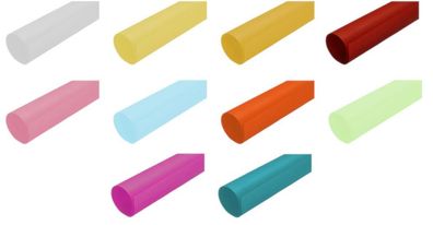 Transparentpapier in Einzelfarben, extra stark,1 Rolle