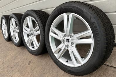 4x Original Seat Ateca 5FP 18 Zoll Winterräder Performance III 575601025G DOT23 8mm