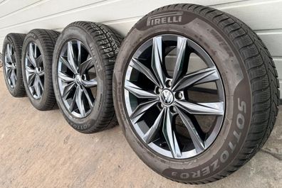 4x Original VW Tiguan II 5N AD1 All Space 18 Zoll Winterräder Kingston DOT25 6-8mm