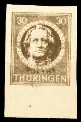SBZ Thüringen Nr 99BYaz2 postfrisch URA X67080E