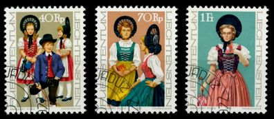 Liechtenstein 1977 Nr 684-686 gestempelt X6E980A