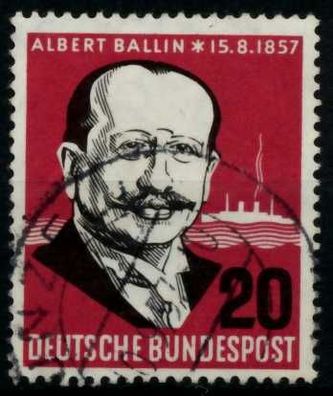 BRD 1957 Nr 266 gestempelt X77A5B2