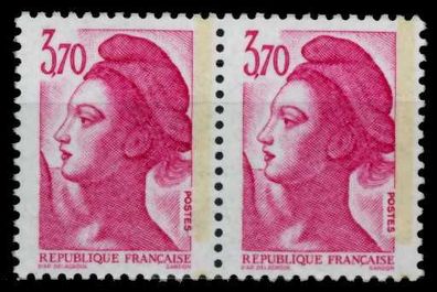 Frankreich 1987 Nr 2632-1PHS postfrisch WAAGR PAAR ORA S02546A