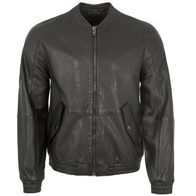 2.0 by Mauritius - Herren Lederjacke Blosuon Lammnappa schwarz