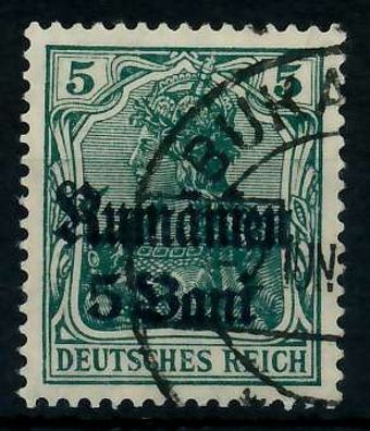 BES 1WK D-MV Rumänien Nr 8a gestempelt X77450A