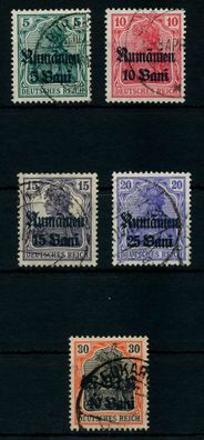 BES 1WK D-MV Rumänien Nr 8-12 gestempelt X774592