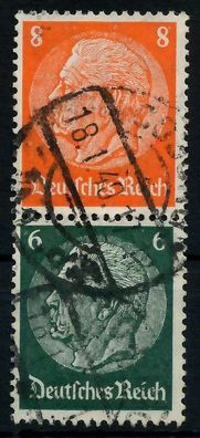 D-REICH Zusammendruck Nr S161 gestempelt SENKR PAAR X7A6382