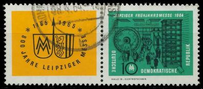 DDR Zusammendruck Nr WZd118 gestempelt WAAGR PAAR X11F61A