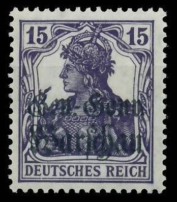 BES. 1WK D-POST IN POLEN Nr 12a postfrisch gepr. X43B62A