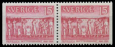 Schweden 1960 Nr 459Dl Dr postfrisch WAAGR PAAR SDBA35E