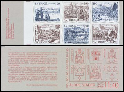 Schweden Markenheftchen Nr MH 101 postfrisch XA97186