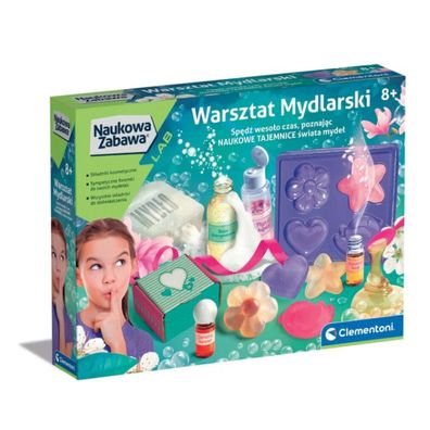 Wissenschaft & Spiel Seifenwerkstatt-Set Polnische Sprache Clementoni 50888