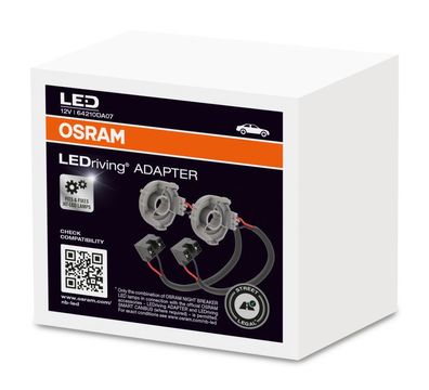 OSRAM LEDriving Montagehalterung Adapter DA07 für NIGHT Breaker LED H7-LED (2er Falts