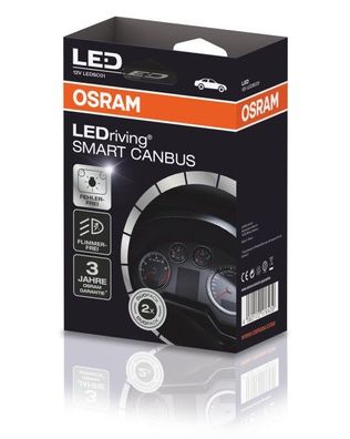 OSRAM LEDriving Smart Canbus SC01 Lastwiderstand für H7 Nachrüstlampe (2er Faltschach